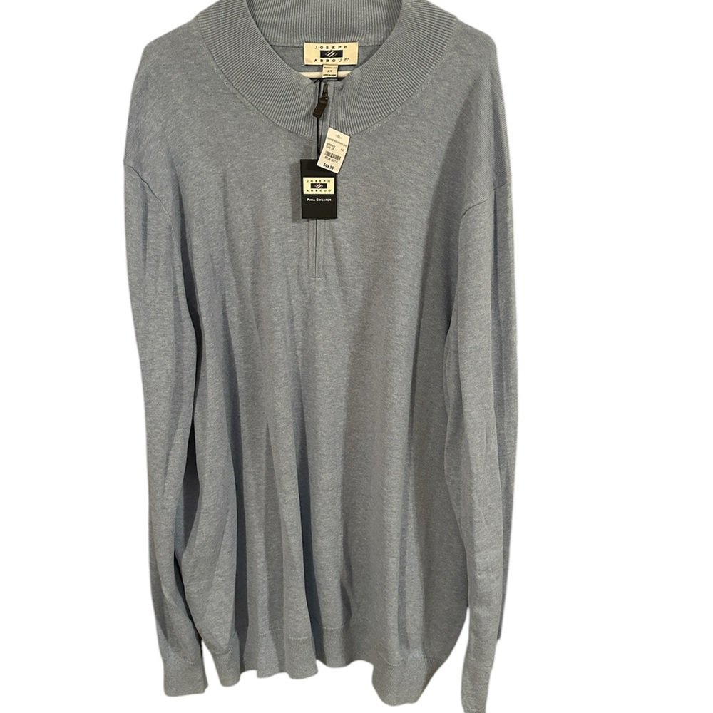 Joseph Abnoud Men’s Wearhouse Pima Cotton Sweater V-Neck Sz 2XL